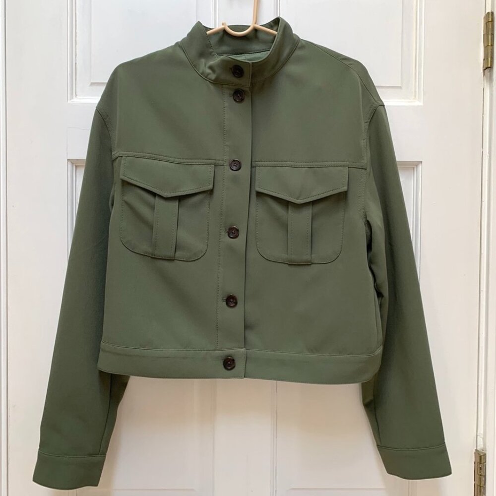Banana Republic Factory Cropped Military Jacket - EUC